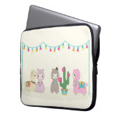 Alpacas-laptophoes Laptop Sleeve (Voorkant Links)