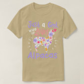 Alpaca's liefhebber t-shirt (Design voorkant)