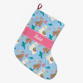 Alpacas/Llamas Grote Kerstsok (Voorkant (Hangend))