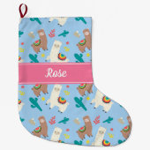 Alpacas/Llamas Grote Kerstsok (Voorkant)