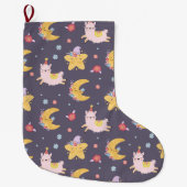 Alpacas/Llamas Grote Kerstsok (Voorkant)