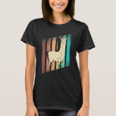 Alpacas LLamas Mammals Alpaca Silhouette T-shirt (Voorkant)