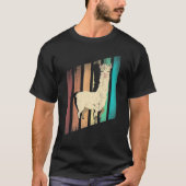 Alpacas LLamas Mammals Alpaca Silhouette T-shirt (Voorkant)