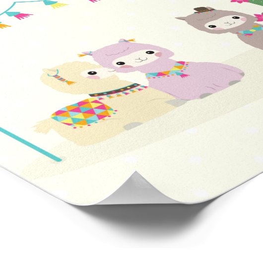 Alpacas Poster (Hoek)