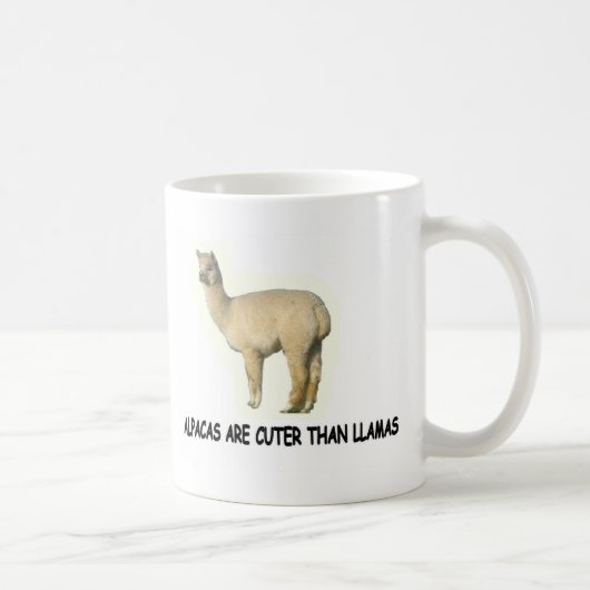 Alpaca's zijn knuffel dan lama's koffiemok (Rechts)