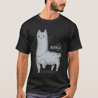 Alpacat Alpaca Kat Kittens Llama Kitty Hybride Ani T-shirt