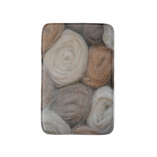 alpacawollen tapijt badmat (Voorkant Verticaal)