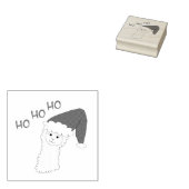 Alpaka Ballon Weihnachten Alpaca Lama Geschenk Rubberstempel (Gestempeld)