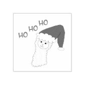 Alpaka Ballon Weihnachten Alpaca Lama Geschenk Rubberstempel (Afrduk)