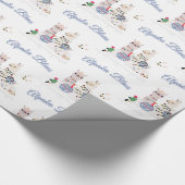 Alpaka Blues Cadeaupapier (Hoek)