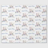 Alpaka Blues Cadeaupapier (Vlak)