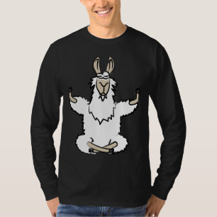 Alpaka Meditatie Mediteren Alpaca OM T-shirt