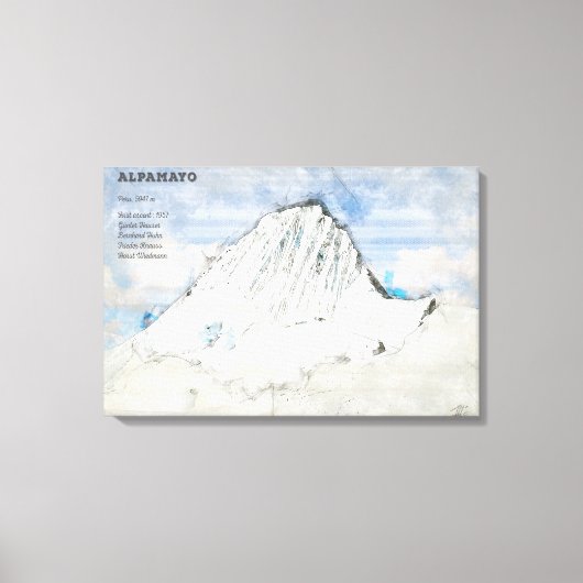 Alpamayo Canvas Afdruk (Voorkant)