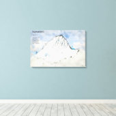 Alpamayo Canvas Afdruk (Insitu (Houten vloer))