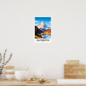 Alpamayo Peru Reisprint Poster (Keuken)