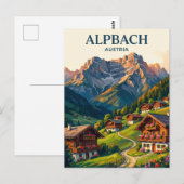 Alpbach Oostenrijk Briefkaart (Voorkant / Achterkant)