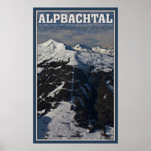 Alpbachtal van Schatzberg Poster