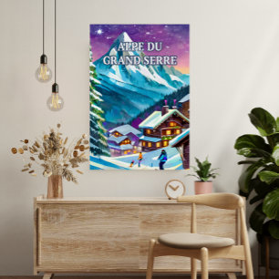 Alpe de Grote Serre Perfect Poster