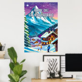 Alpe de Grote Serre Poster (Thuiskantoor)