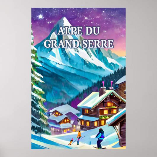 Alpe de Grote Serre Poster (Voorkant)