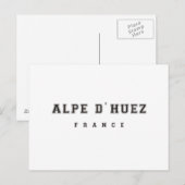 Alpe dhuez France Briefkaart (Voorkant / Achterkant)