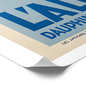 Alpe d'Huez France Vintage Ski Poster (Hoek)