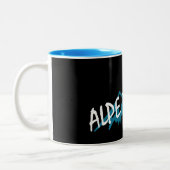 Alpe d'Huez Frankrijk Bergen Tweekleurige Koffiemok (Links)