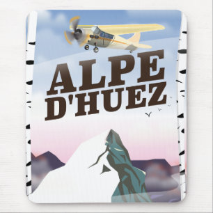 Alpe d'Huez, Frankrijk ski-reisposter Muismat