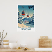 Alpe dHuez Poster Frankrijk 1 (Keuken)