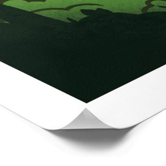 Alpe d'Huez - Poster voor fietsen (Hoek)