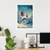 Alpe dHuez Print Frankrijk 1 (Thuiskantoor)