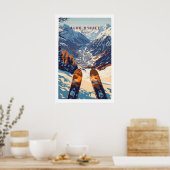 Alpe dHuez Ski Print 1 (Keuken)