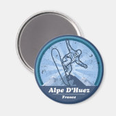 Alpe d'Huez - Snowboard Magneet (Voorkant / Achterkant)