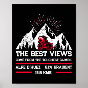Alpe D'huez wieler bergen Poster
