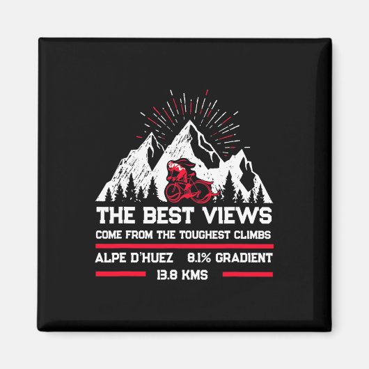Alpe D'huez Wieler Gebergte Magneet (Voorkant)