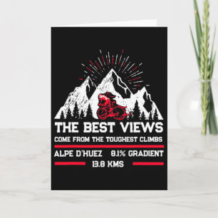 Alpe D'huez wielrennen bergen Kaart