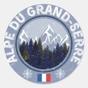 Alpe Du Grand-Serre Ronde Sticker