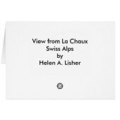 Alpen (Achterkant Horizontaal)