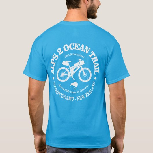 Alpen 2 Ocean (cycling) T-shirt (Achterkant)