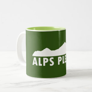 Alpen alsjeblieft tweekleurige koffiemok