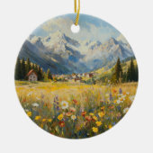 Alpen berg wilde bloem ornament (Voorkant)