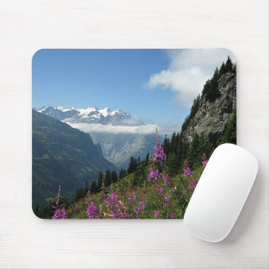 Alpen, bergen muismat (Met muis)