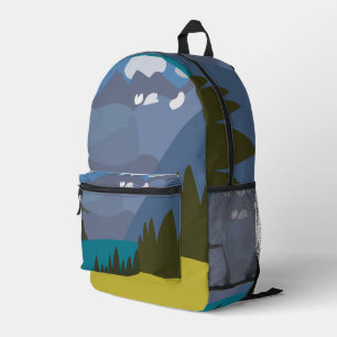 Alpen Bergmeer Reizen Bedrukte Rugzak