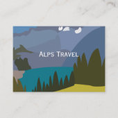 Alpen Bergmeer Reizen Visitekaartje (Voorkant)