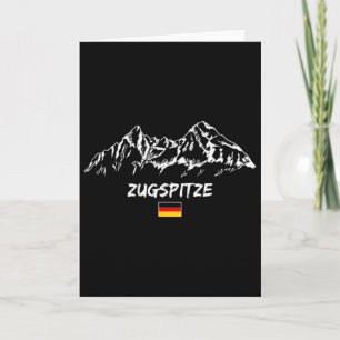 Alpen Bergpanorama Skivakantie Apres-ski Zugsp Kaart