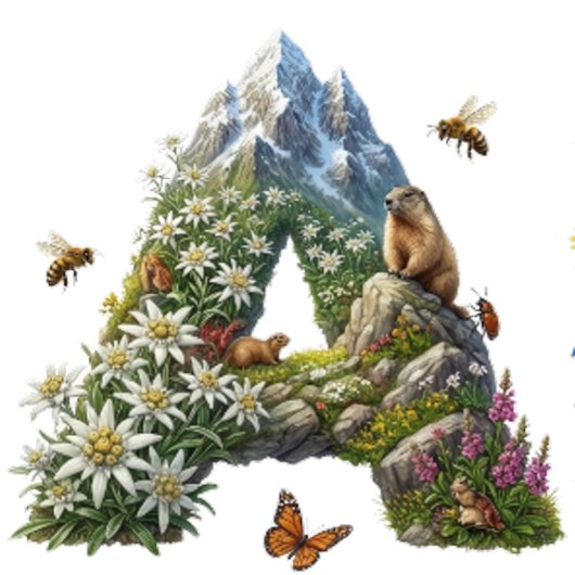 Alpen Bergpracht Schitterende Ontsnapping Tri-Blend Shirt