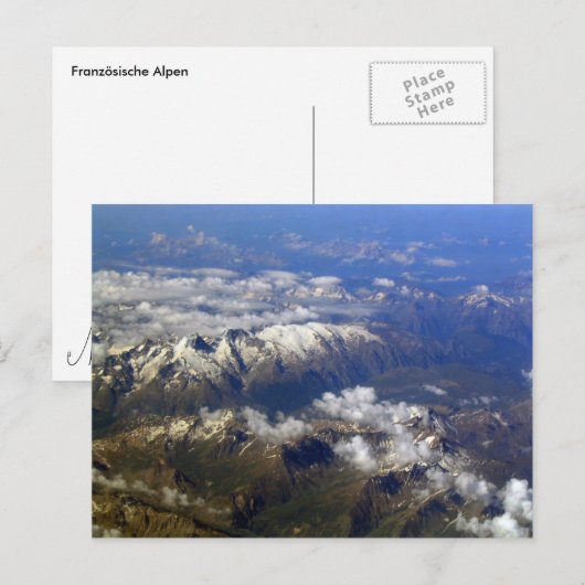 Alpen Briefkaart (Voorkant / Achterkant)