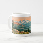 Alpen Dageraad Berglandschap Mok (Voorkant links)