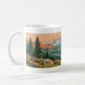 Alpen Dageraad Berglandschap Mok (Links)