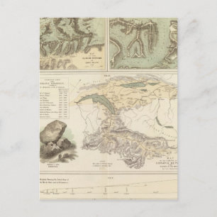 Alpen glaceersystemen briefkaart